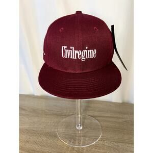 Civil Regime Roses From Concrete Fitted Hat NWT (B50201)